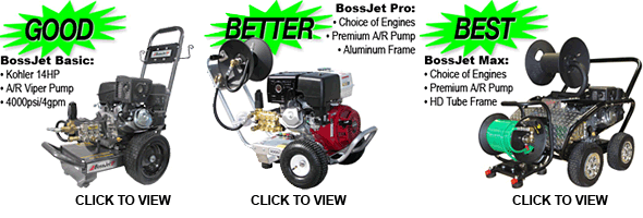 Pressure Washer to Sewer Jetter Conversion Kits