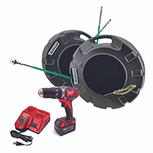 3/8 x 100 Enclosed Cyclone Package with Milwaukee Drill Kit