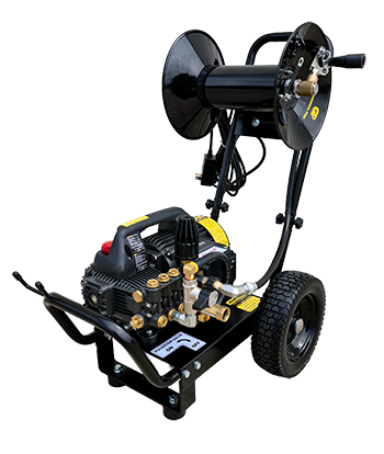 BossJet Electric Cart Mounted Sewer Jetter