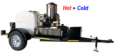 BossJet Max Trailer Jetter Hot Water