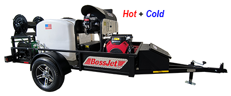 BossJet HotPro Trailer Jetter