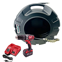 1/2 x 50 Enclosed Cyclone Package with Milwaukee Drill Kit