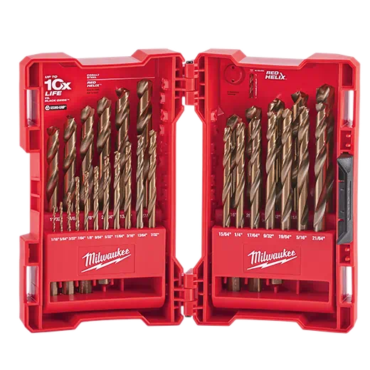 RED HELIX&reg; Cobalt Drill Bit Set - 29 pc